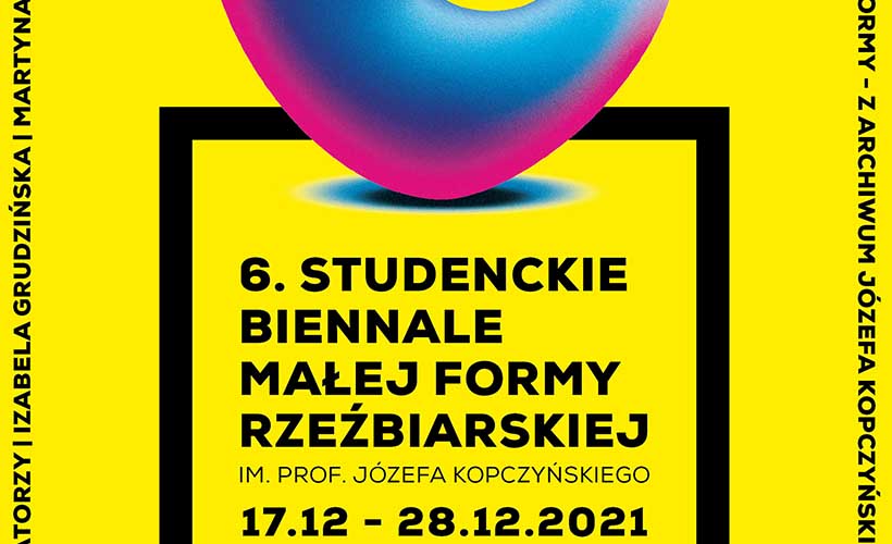 plakat studenckie biennale małej formy rzeźbiarskiej